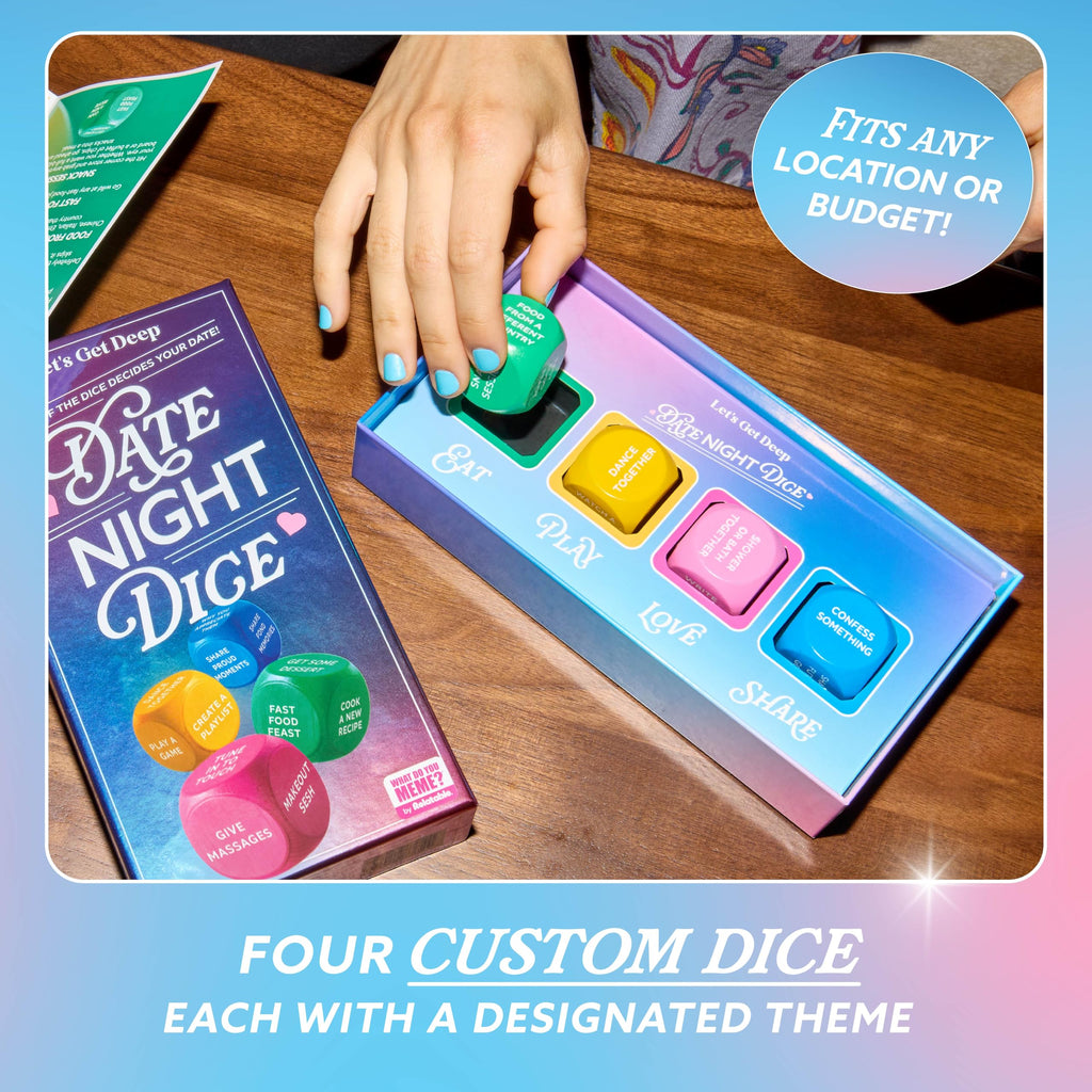 Let's Get Deep Date Night Dice, Couples Game by Relatable