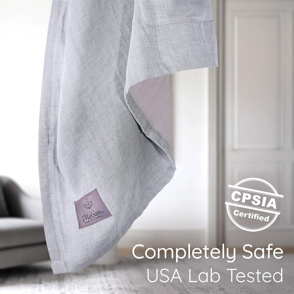 Ring Sling Baby Carrier - USA Lab Tested, 100% Natural Cotton Muslin, Breathable & Ergonomic Ring Sling Grey Rose