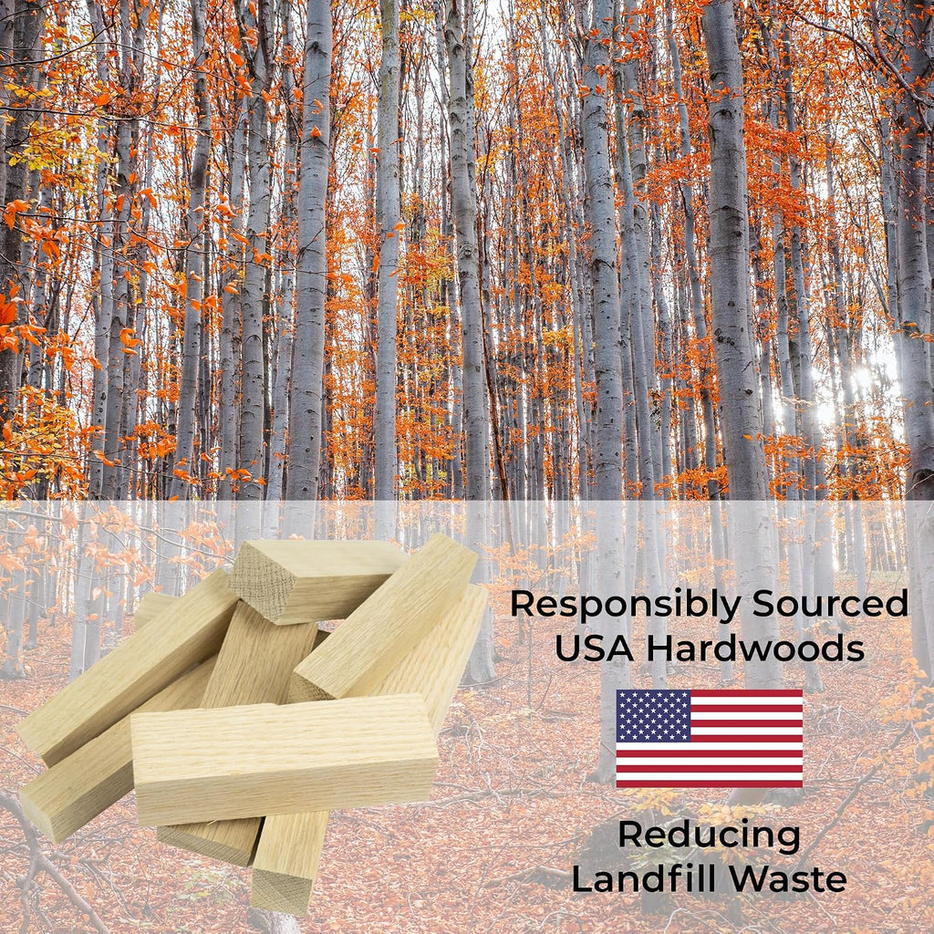 Pizza Oven Wood Kiln Dried Oak | 15-16 lbs | 4-5 inch Cooking Wood | Compatible with Solo Stove, Gozney & More | Mini