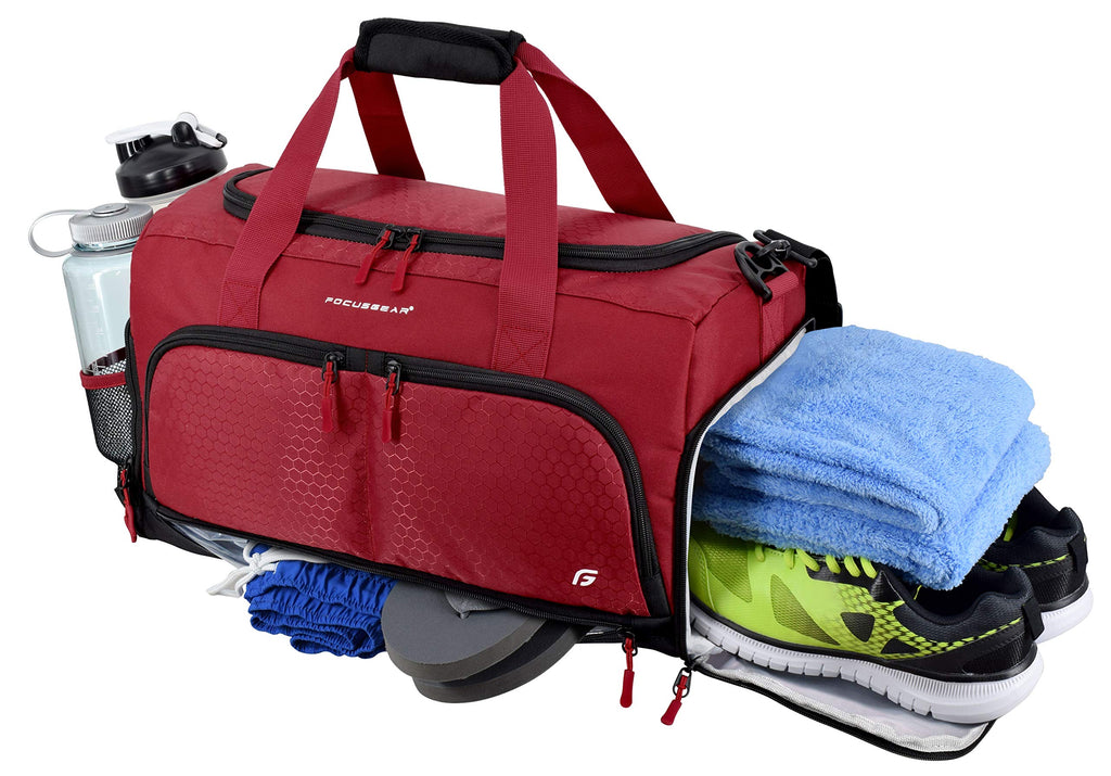 Ultimate Gym Bag 2.0: The Durable Crowdsource Designed Duffel Bag with 10 Optimal Compartments Including Water