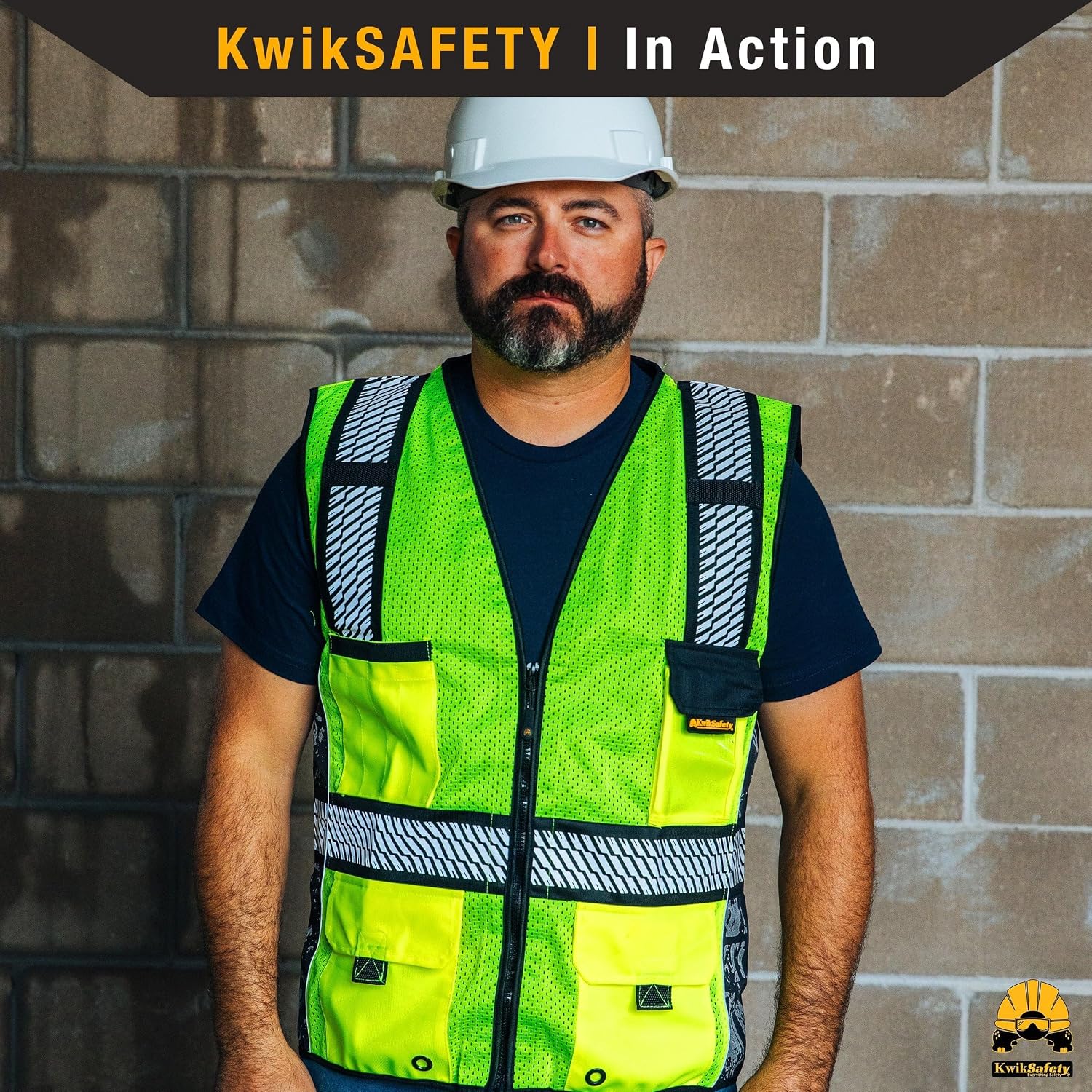 Charlotte, NC - RoadBOSS Econ & Premium Safety Vest Class 2 Reflective Vest ANSI OSHA Safety Vest for Men