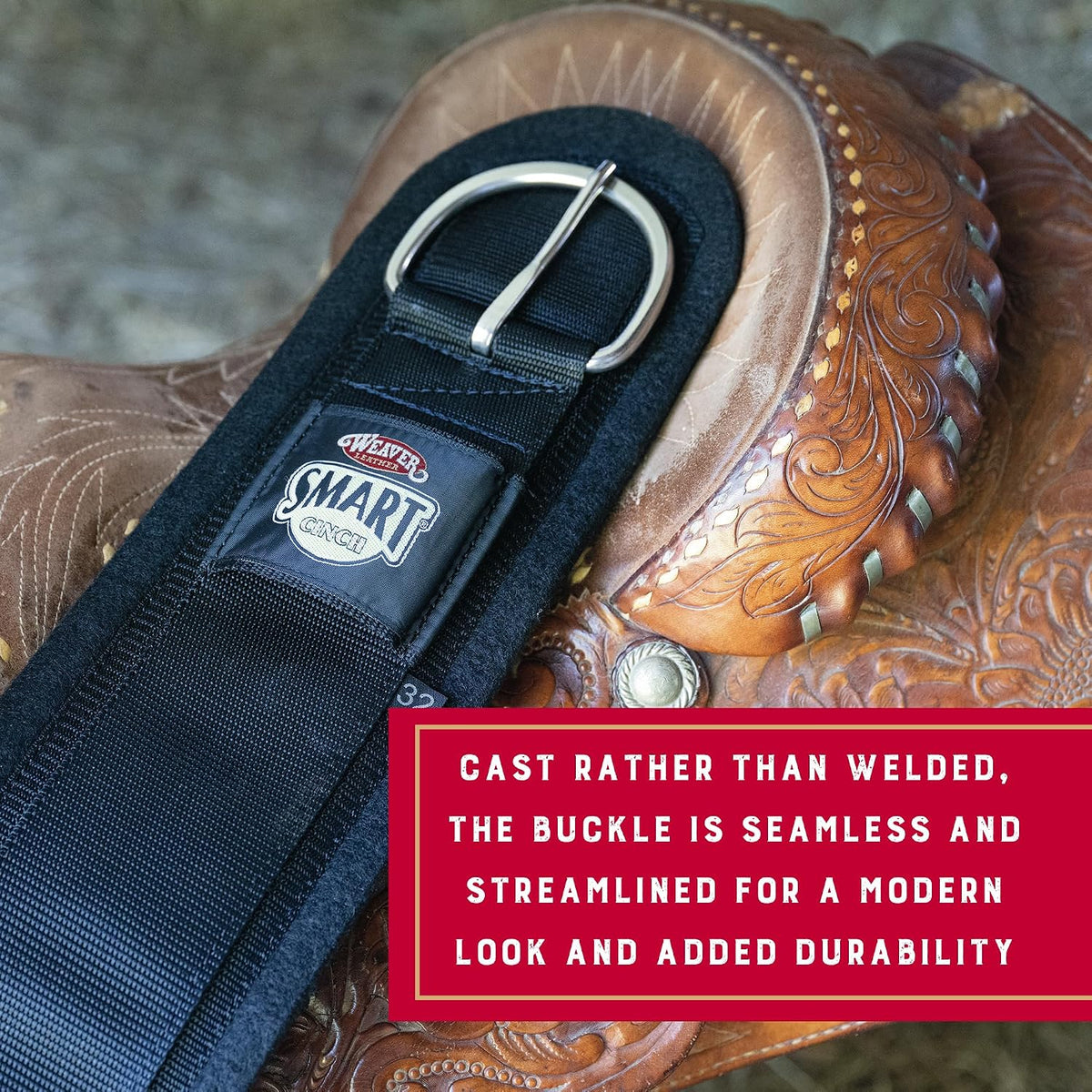 Weaver Leather Equine Felt Lined Smart Cinch