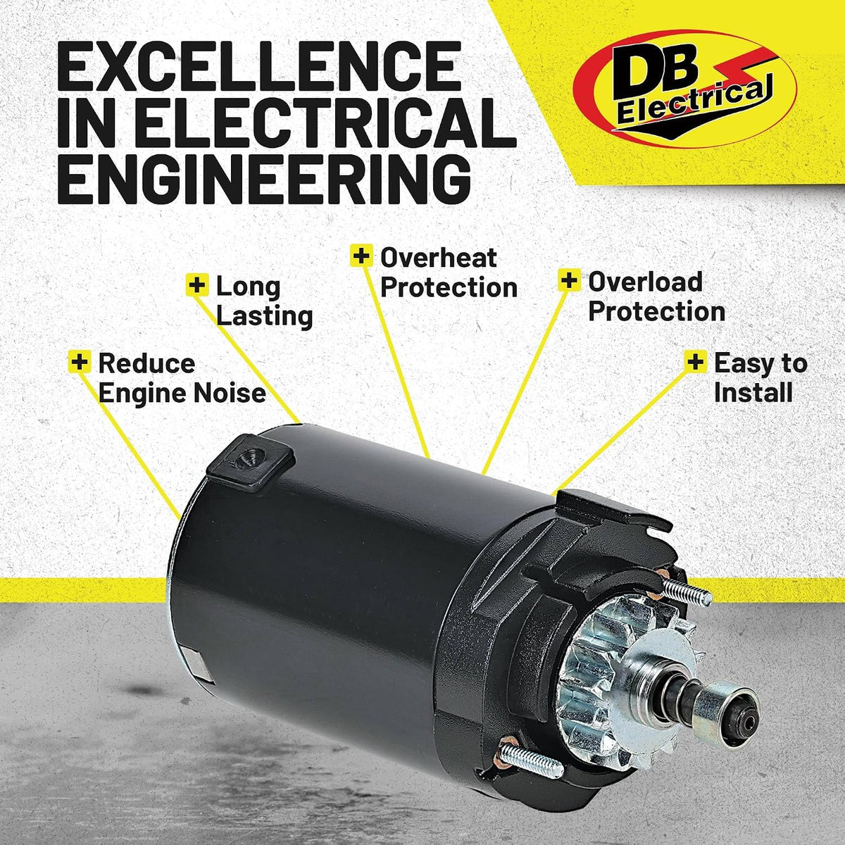 DB Electrical 410-21112 Starter Compatible with/Replacement for Cub Cadet 13WX93AT009 13WX93AT010 13WX93AT056 13WX93AT210, Craftsman 917275661, Kohler SV470 SV471 SV480 SV530, 12V CCW Teeth 14