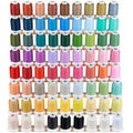 72 Spools 40WT 100% Frosted Matt Embroidery Machine Thread