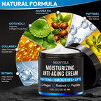 Mens Face Moisturizer Cream - Anti-Aging & Wrinkle Cream, Non-Greasy 4.2 OZ