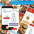 Restaurant Pager System,1640ft Long Range Restaurant Vibrating Buzzers with Beeping,Vibration,Flashing,10 Pagers for