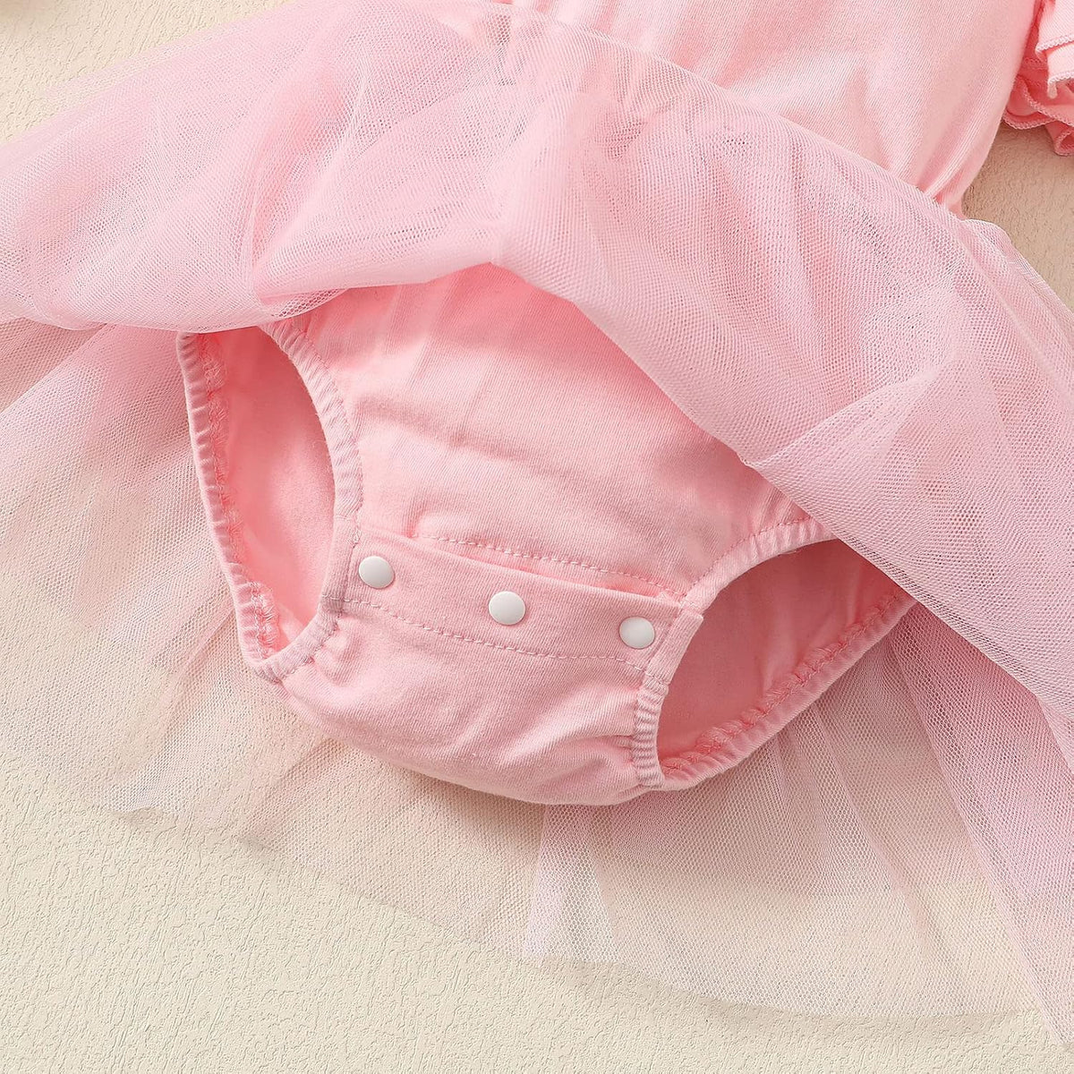 Baby Girls Tulle Romper Ruffle Sleeveless Tutu Dress 0-18M