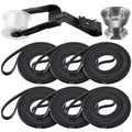 8 Pcs 8066184 Dryer Motor Pulley & Belt & Idler Compatible with Whirlpool