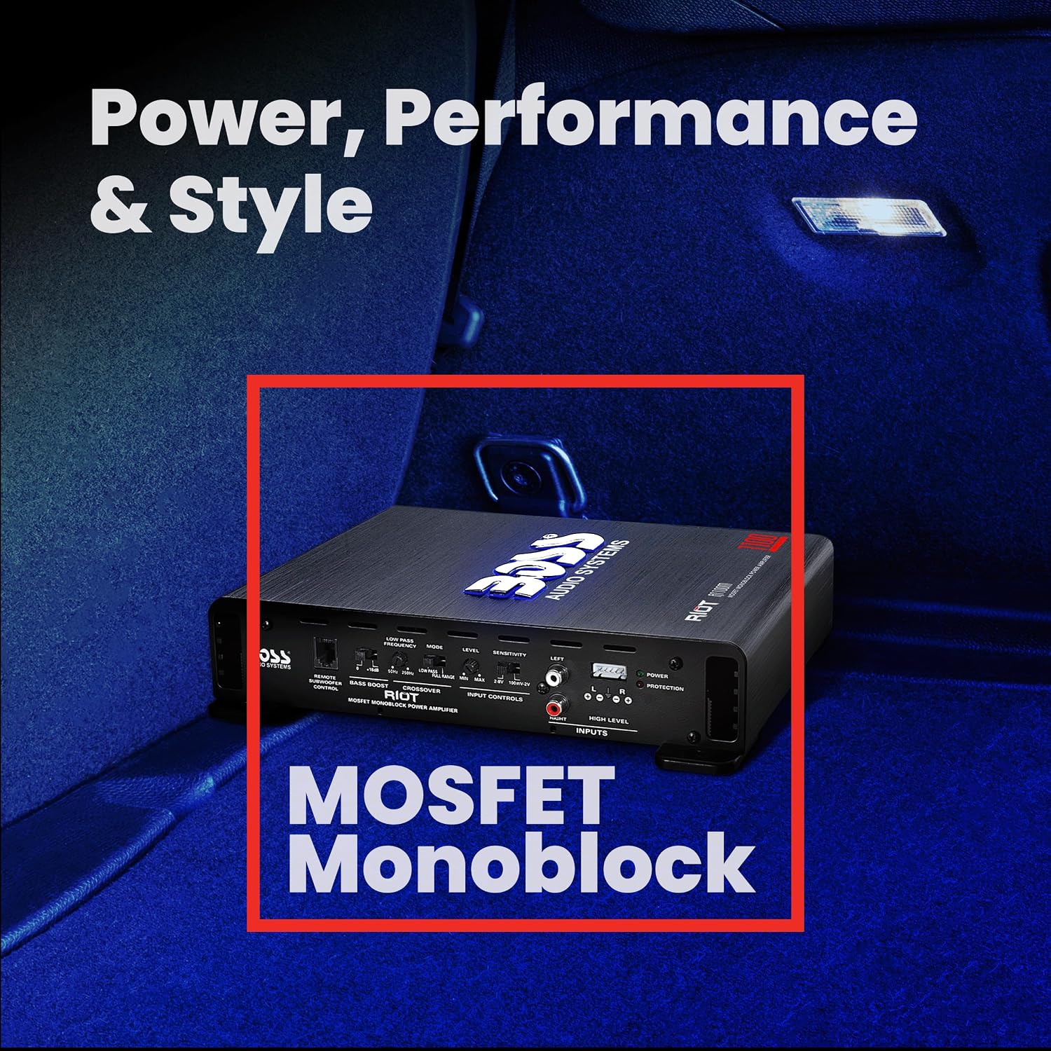 R1100M 1100 Watt Monoblock Car Amplifier