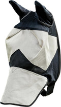 Horse Fly Mask with Nose Cover, Soft Micro Mesh Full Face Design