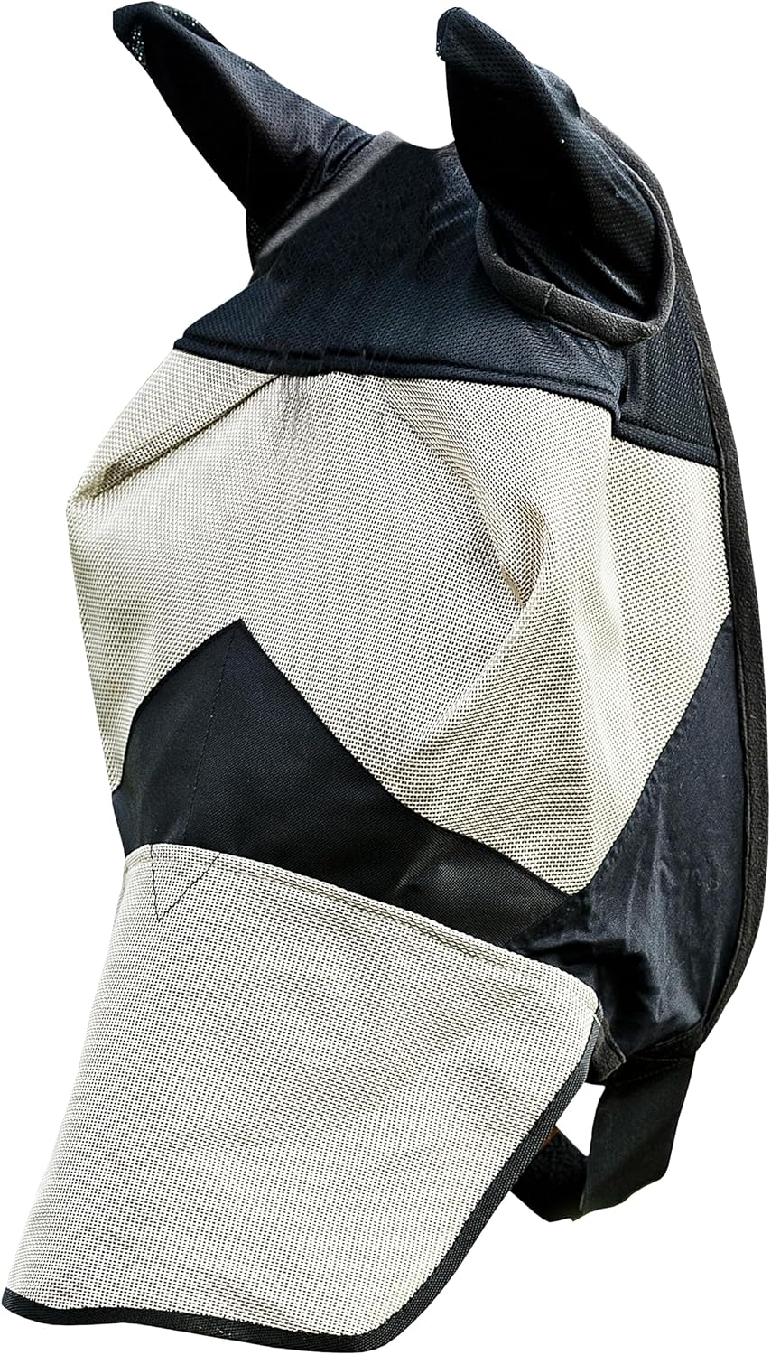 Horse Fly Mask with Nose Cover, Soft Micro Mesh Full Face Design