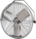 TPI Corporation U24-TE Industrial Workstation Fan, Mountable, Single Phase, 24" Diameter, 120 Volt