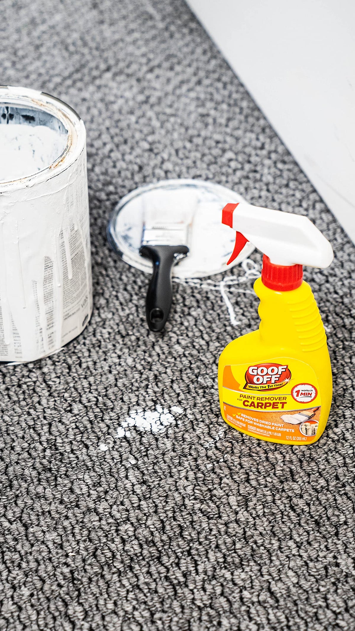 FG910 Paint Remover Carpet Cleaner Solution –, 12 oz. Spray
