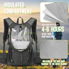 Hydration Backpack, 18L Hiking Backpack with 3L Water Bladder