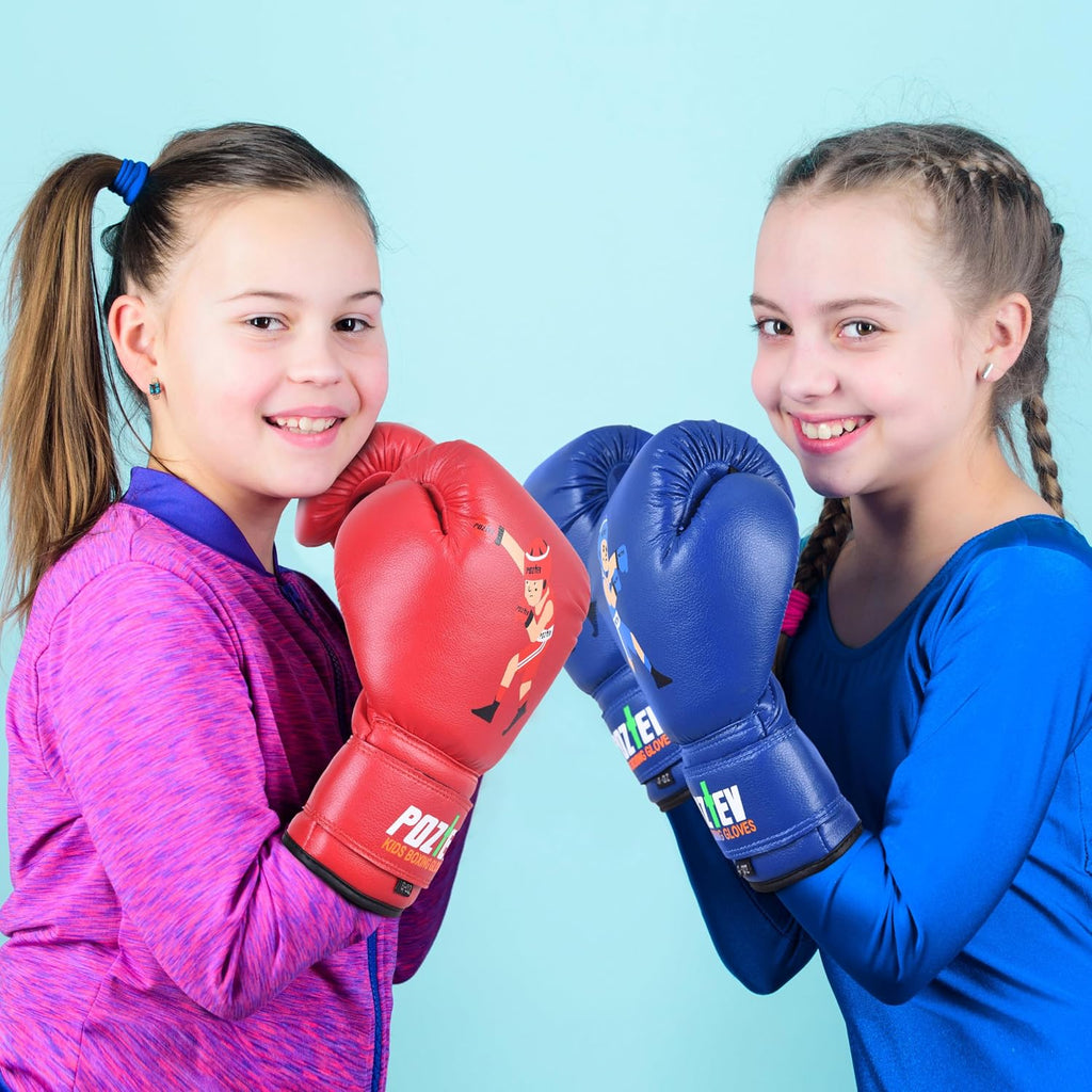 Youth Boxing Gloves for Kids Ideal for Boxing, Kickboxing, Muay Thai, UFC, MMA - Beginner Junior Heavy Punching Bag