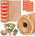 Honeycomb Packing Paper 12" x 55 ft - Eco-Friendly Cushioning Wrap for Moving, Shipping, and Packaging | Recyclable