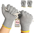2 Pairs High Level A7 Cut Resistant Gloves,Food Grade, PR1508, L