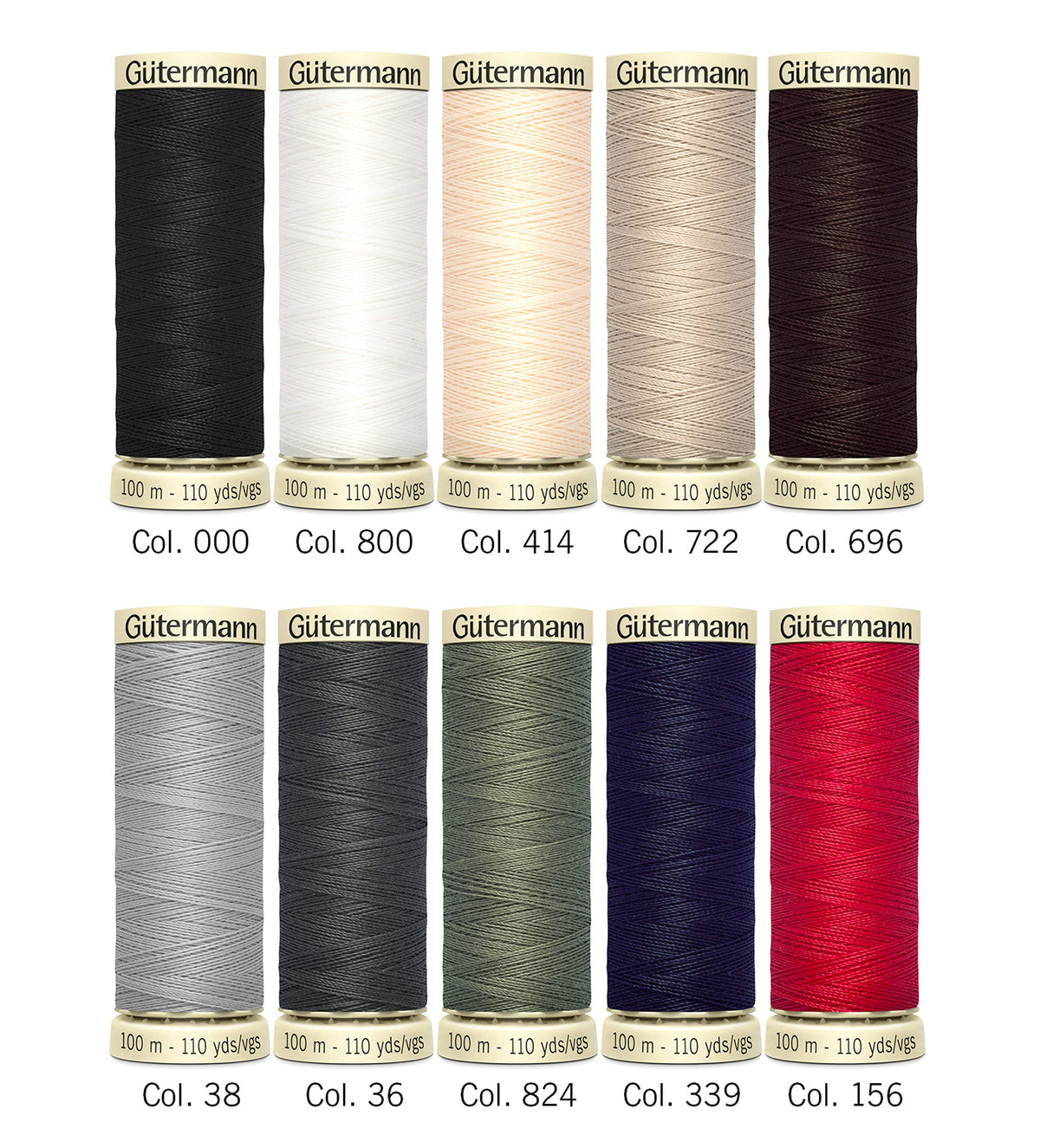 Gutermann Thread set, 100m, Popular