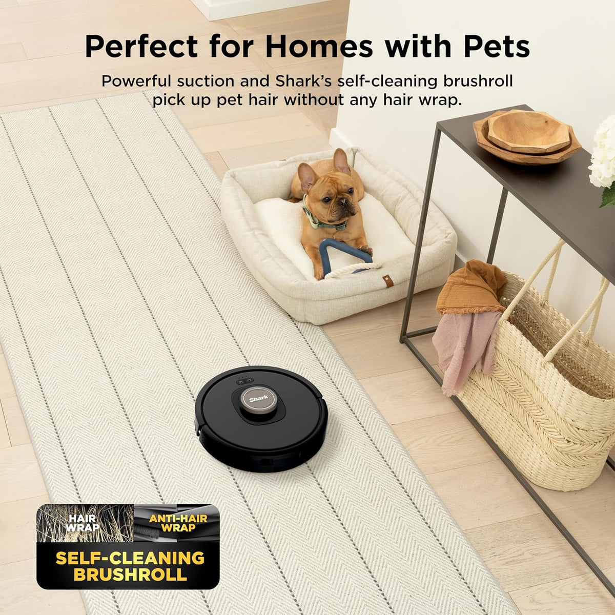 AV2501AE AI Robot Vacuum with XL HEPA Self-Empty Base, Bagless, 60-Day Capacity, LIDAR Navigation, Perfect for Pet