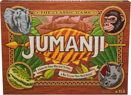 Spin Master Games, Jumanji 30th Anniversary Edition, The Classic Thrilling Adventure Family Board Game Based on the