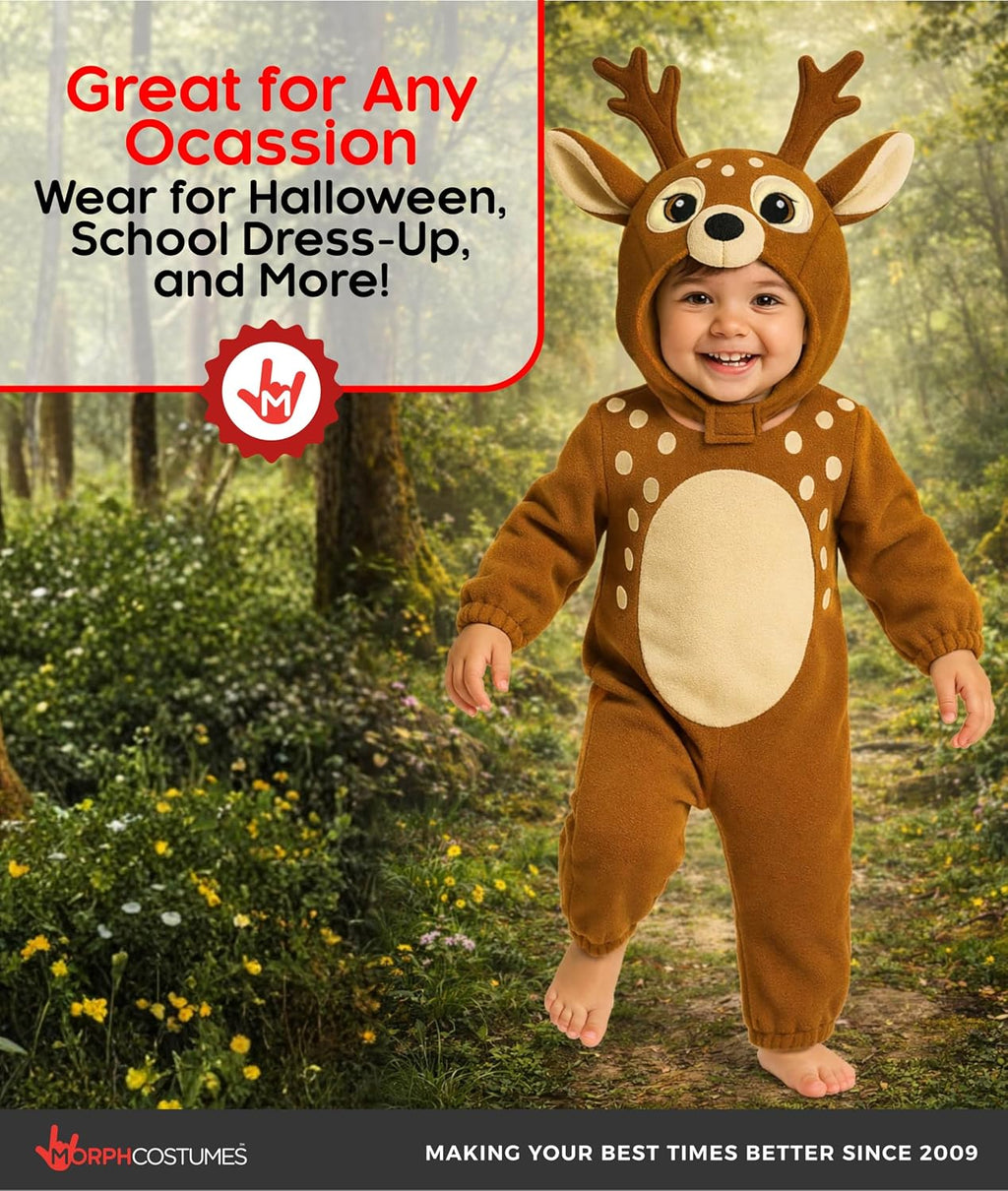 Toddler Deer Costume, Baby Deer Halloween Costumes, Infant Fawn Costume, Halloween Costumes For Kids