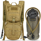 Tactical Molle Hydration Pack Backpack with 3L TPU Water Bladder