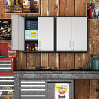 Wall Mounted Metal Storage Cabinet, Garage Hanging Tool Cabinet