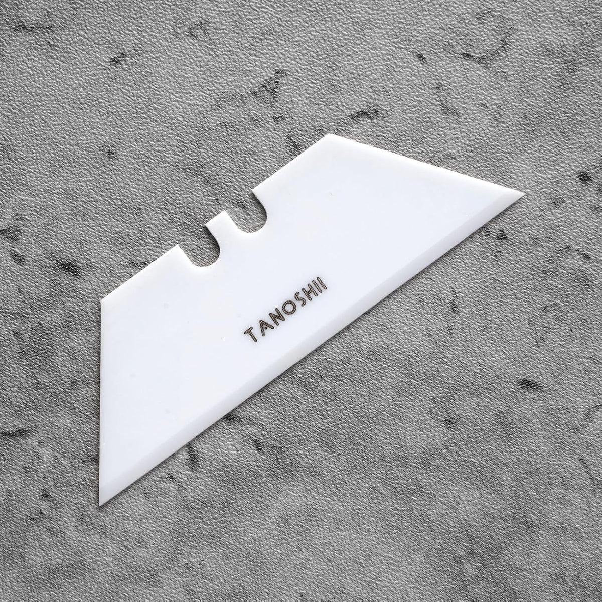 Zirconia Ceramic Blades – 10-Pack Replacement Utility Blades for Utility Knives, Box Cutter, Keep Sharp Longer – White