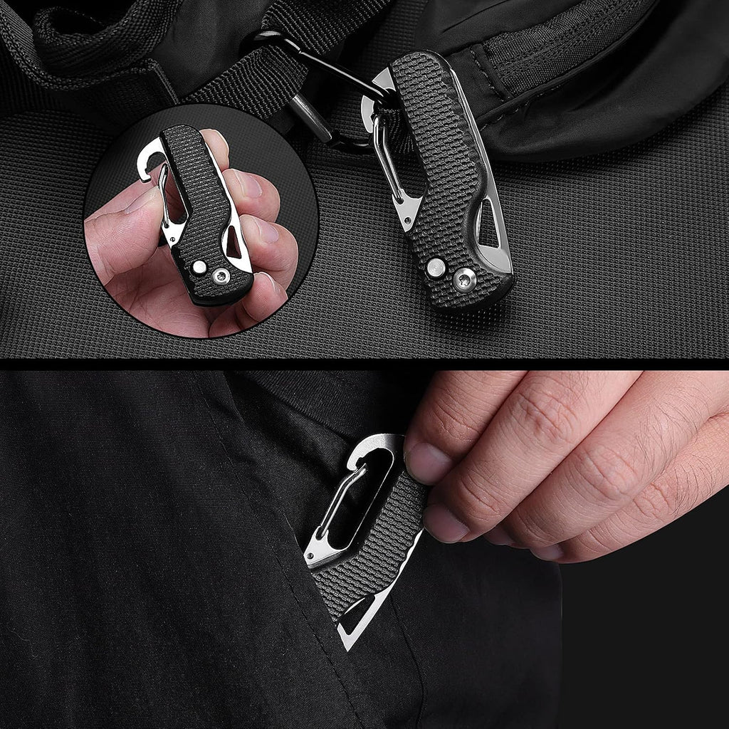 Safety Box Cutter, EDC Package Opener with Hook Blade