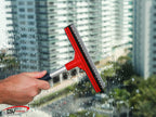 Window Squeegee for Window Cleaning, Window Cleaner Tool for Car Windshield, Shower Door, Boat | 2-in-1 Mini Squeegee