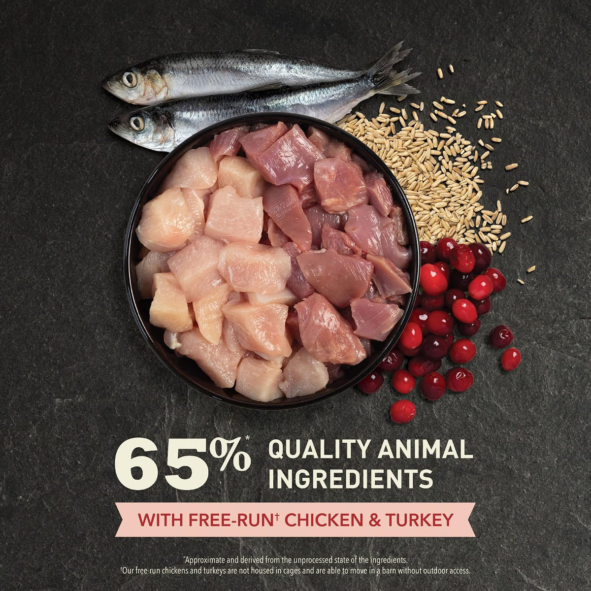 Dry Cat Food for Indoor Cats Indoor Entrée Chicken Turkey 4lb Bag