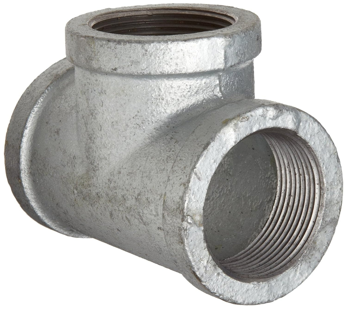 Anvil 8700120952, Malleable Iron Pipe Fitting, Tee, 3/4" NPT Female, Galvanized Finish