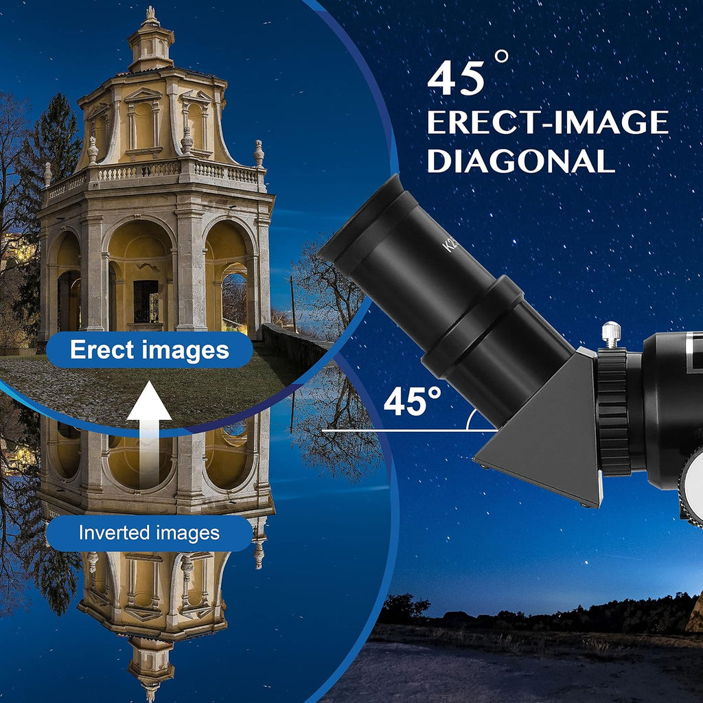 40070 Astronomy Telescopes for Beginners and Adults with K6 and K25 Eyepieces 70mm Travel Telescope Adjustable Tripod