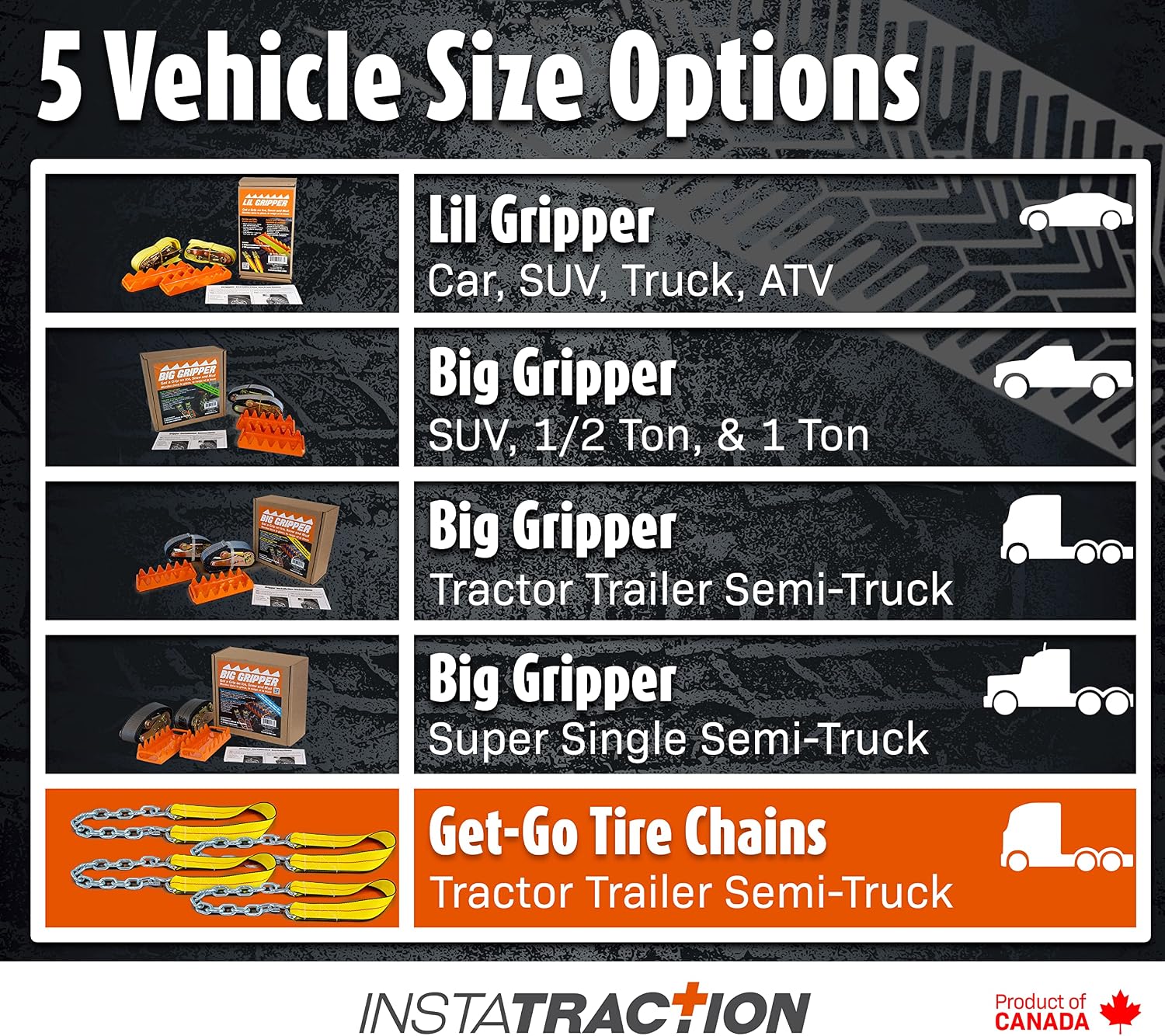 Offroad Snow Chains Alternative Traction Device For Semis & Large Trucks Easy Setup With Durable Strap & Chain Design