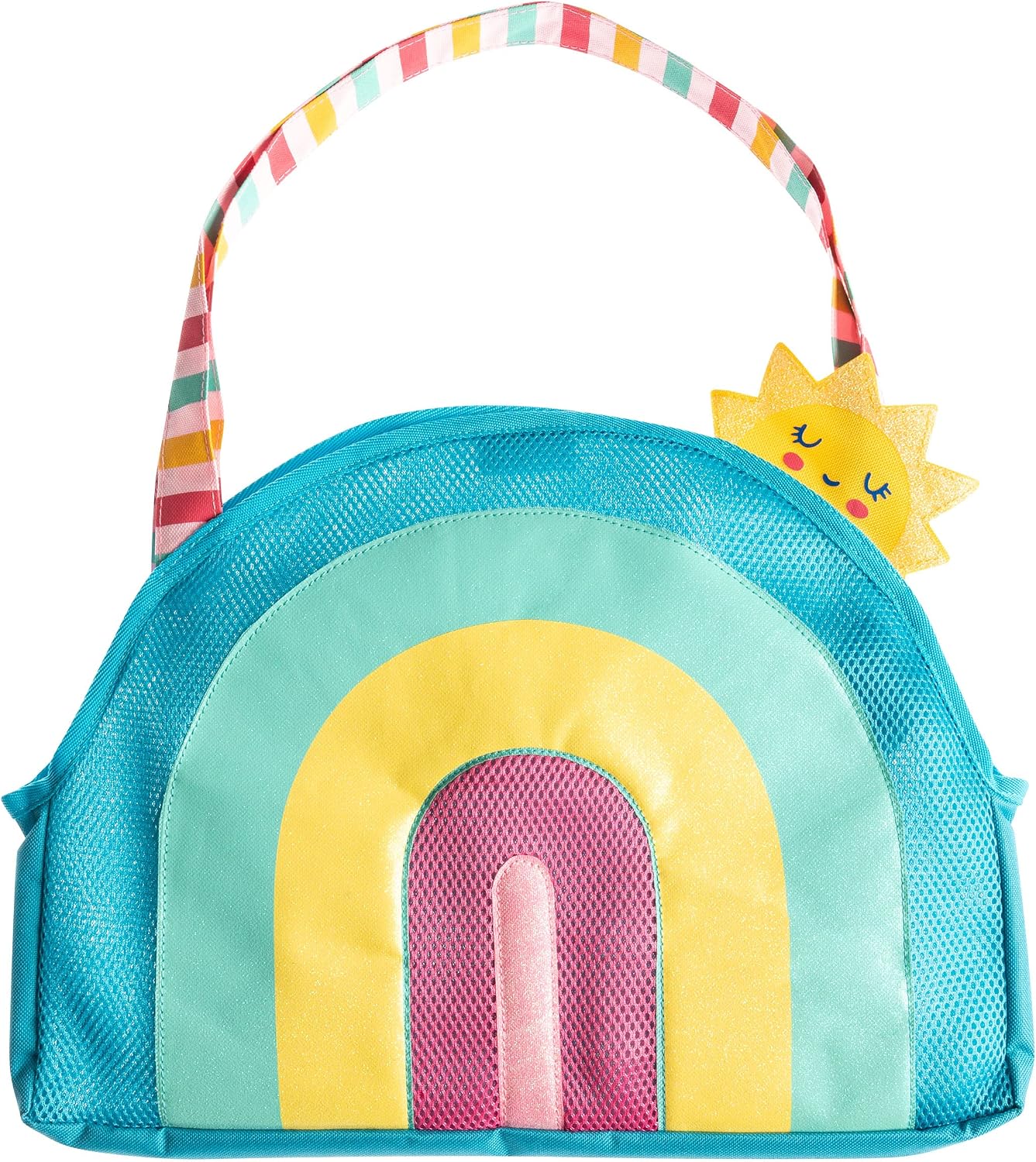 Beach Tote with Sand Toys - Toddler and Baby Beach Toys, Travel Friendly Beach Set, 6 Piece Beach Play Set, Beach Bag