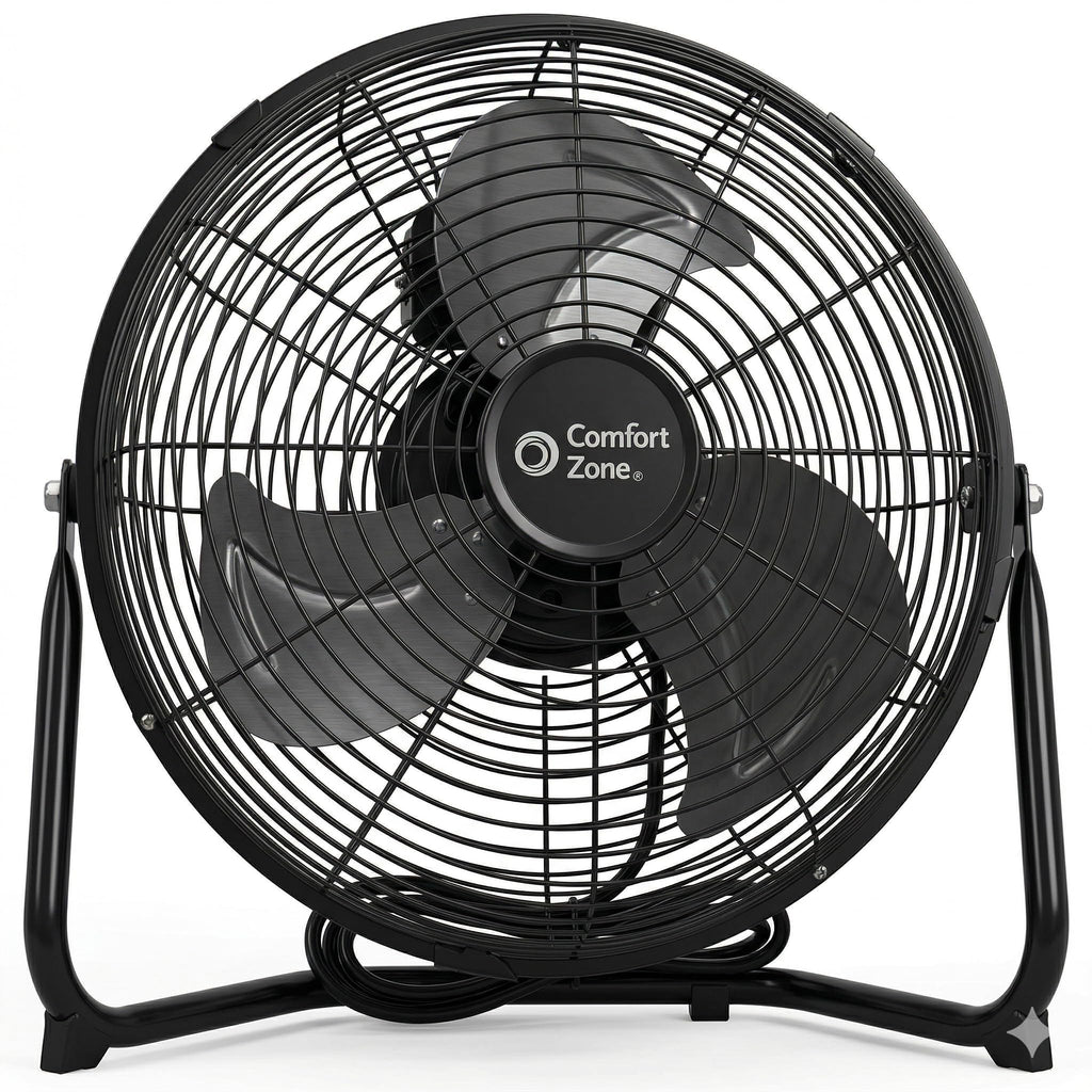 12" 3-Speed Low-Profile Desk & Floor Fan