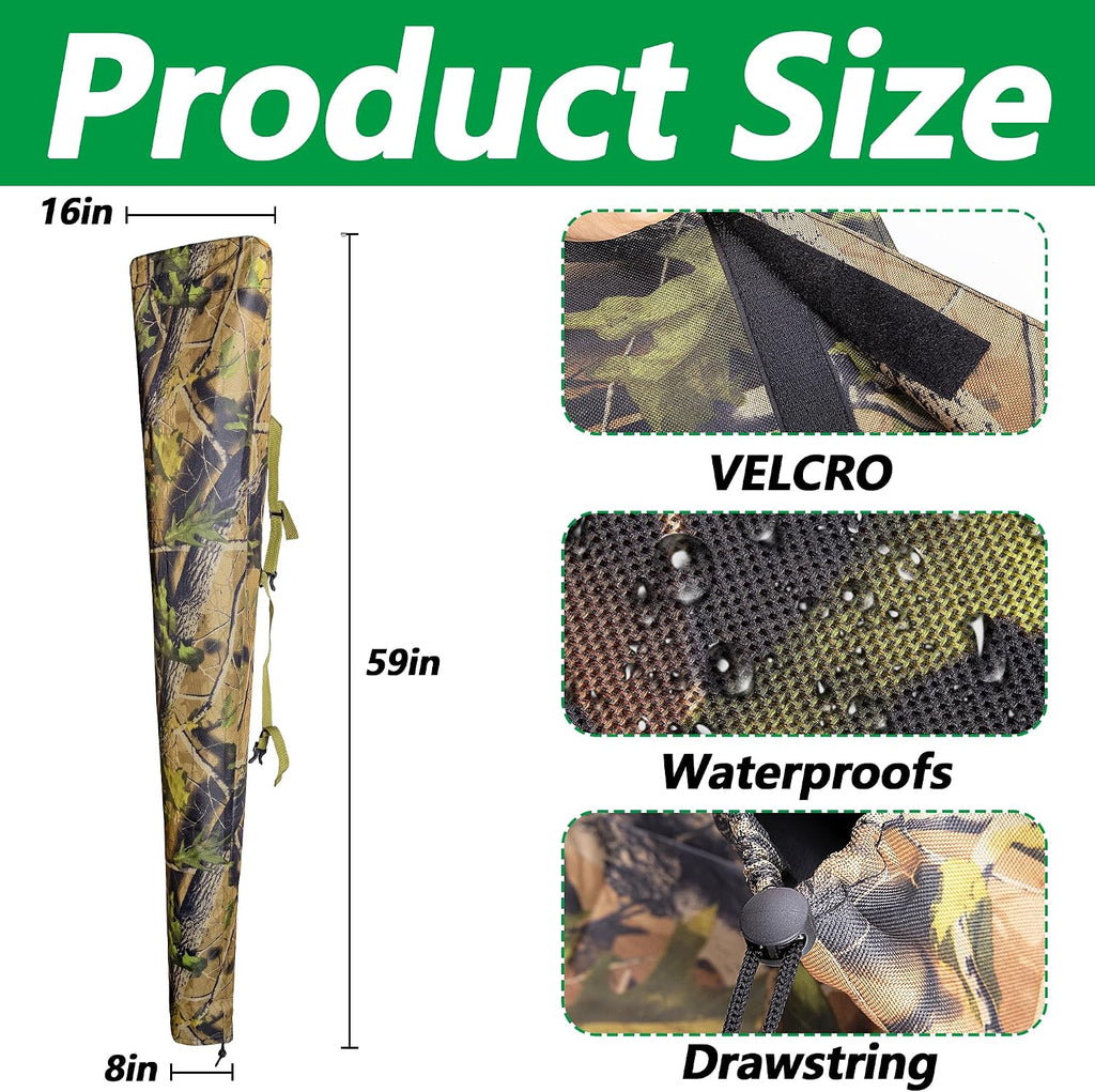 1Pc/2Pcs Adjustable Camo Deers Bag Feeders, Tree Hugger Gravity Deer Feeder