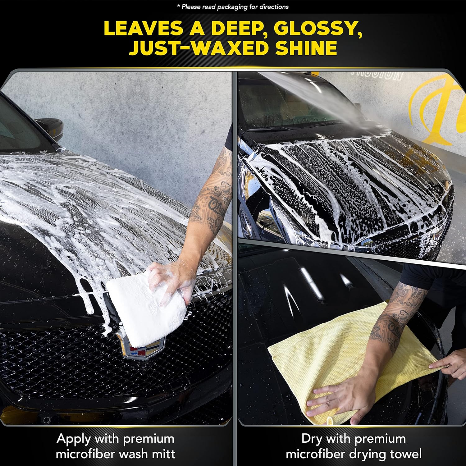Ultimate Wash and Wax, Car Wash and Wax Cleans and Shines in One Step, Wash, Shine, and Protect with an Enhanced pH
