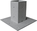 Mail Boss Surface Mount Mailbox Post Base Plate, Steel