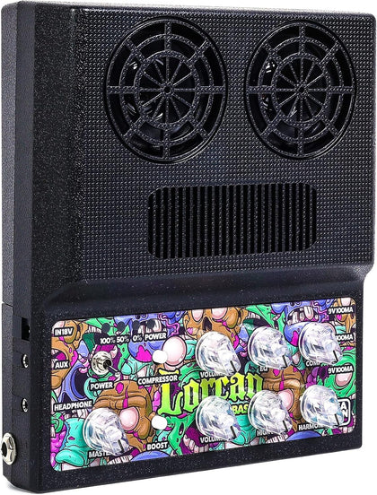 Bass Amp,20W Portable Bass Amplifier for Bass Guitar,Compressor,Boost Effect, Mini Portable Bass Combo Amp with Aux