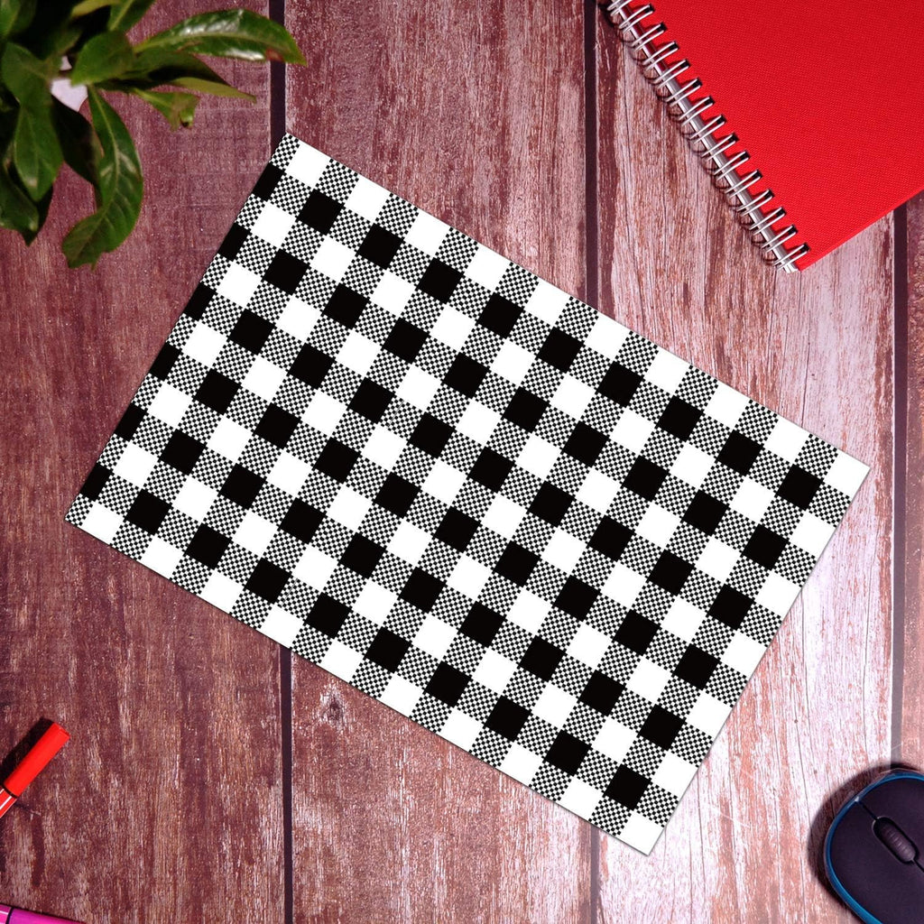 100 Count - 12 x 15.5 inch, Poly Mailer Black Gingham Plaid Package Envelope