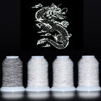 4 Spools Reflective Embroidery Machine Thread Kit