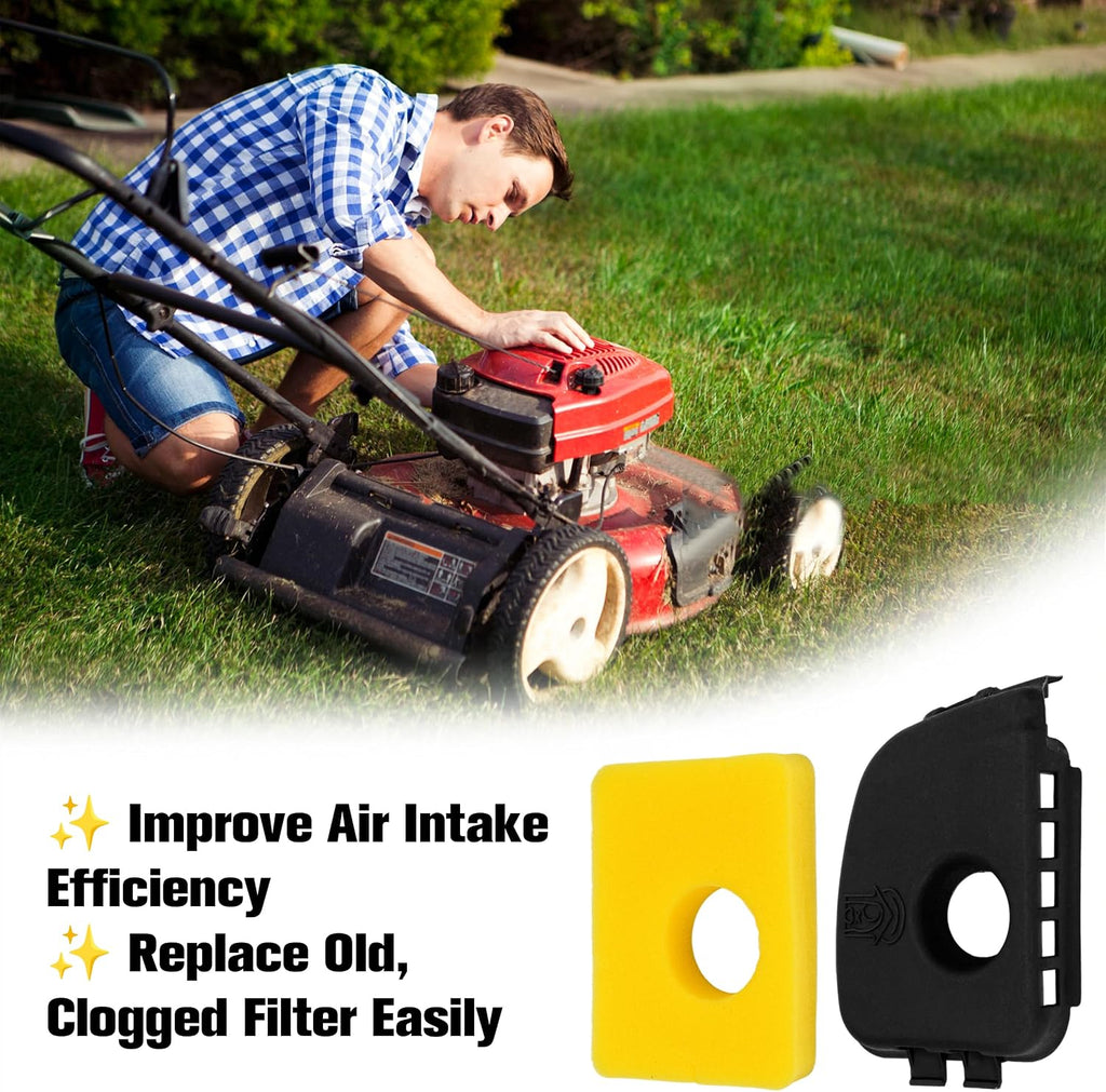 595660 799579 Air Cleaner Cover Filter Replacement for Briggs and Stratton MTD 300E 450E 500E 550E 550EX 125cc to 140cc Replace Most Engine Parts Kit – Exact Fit for Murray Lawn Mower Trimmer Series