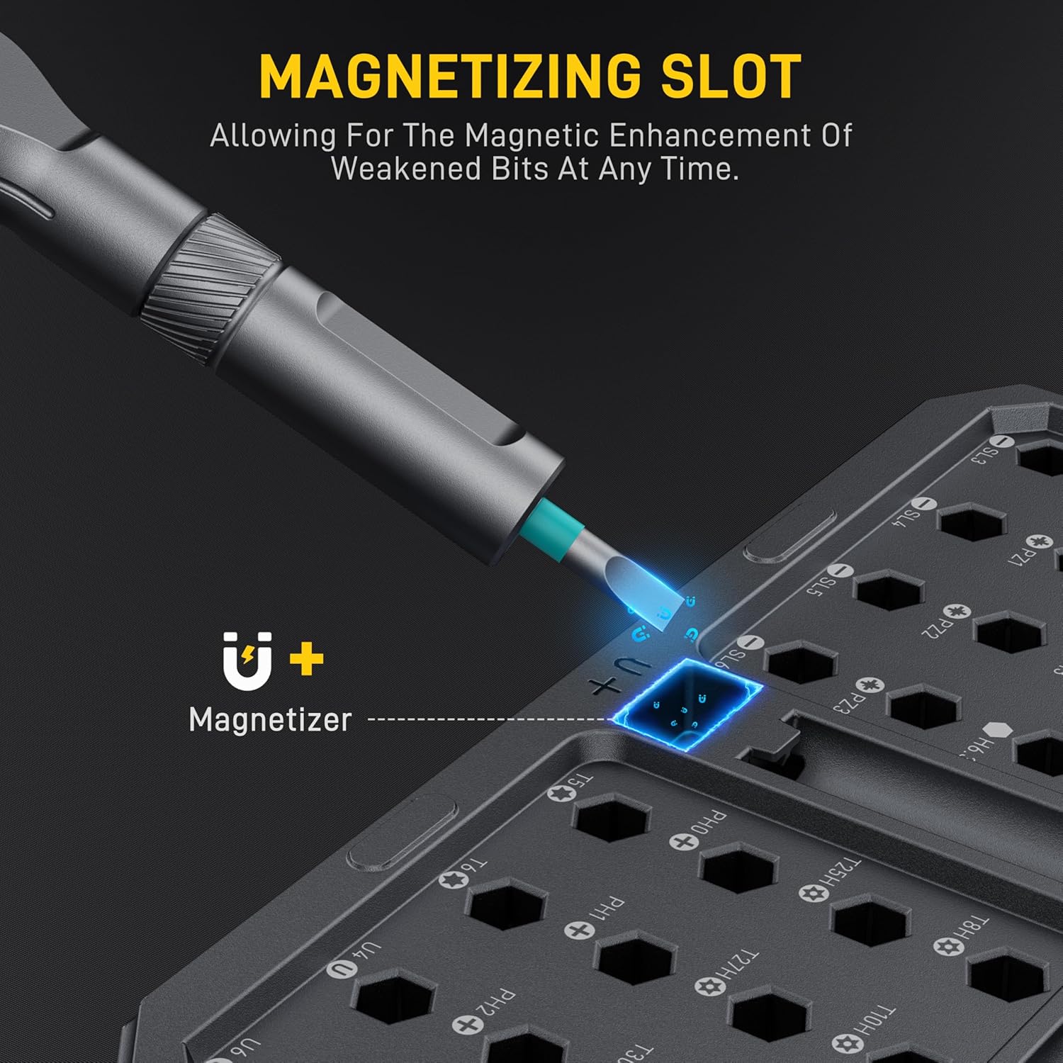 42 in 1 Magnetic Screwdriver, Screwdriver Set, Multi Bit Ratcheting Screwdriver Set with Storage Case Repair Tool Kit