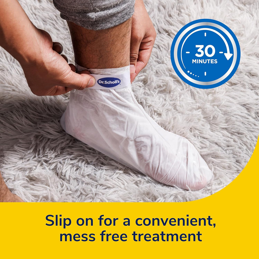 Dry, Cracked Skin, Ultra Hydrating Foot Mask, 3 Pairs Moisturizing Socks: Intensely Moisturizes Repairs and Softens