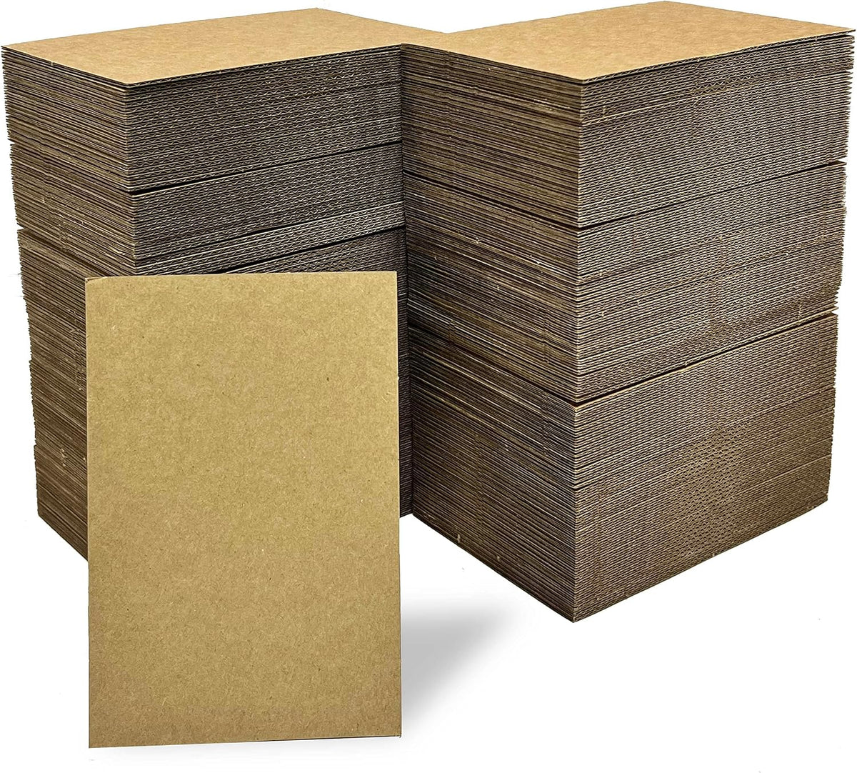 400 Packs 3.5x4.5 Inch Corrugated Cardboard Sheets