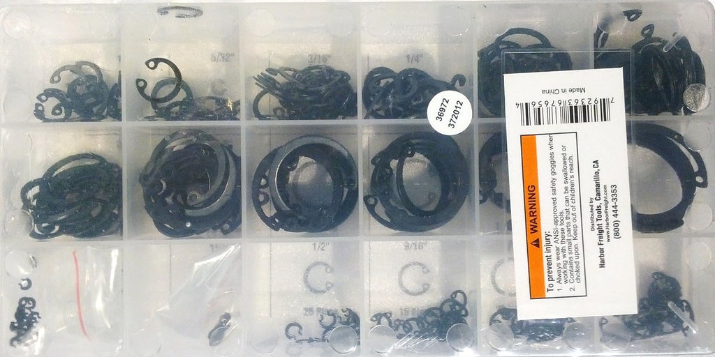 300 Piece Internal Retaining Ring Assortment