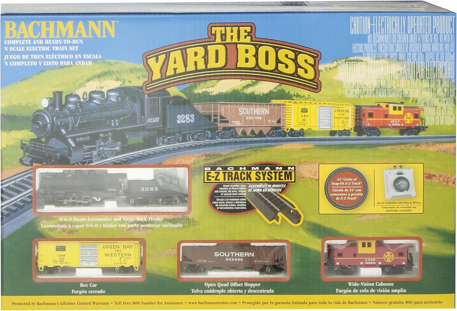 Trains - Yard Boss Ready To Run Electric Train Set - N Scale