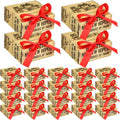 24 Pcs Vintage Small Christmas Gift Boxes with Lids 4.5x4.5x2