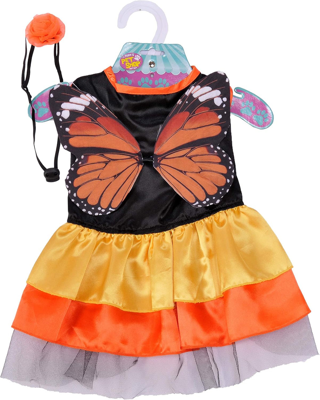 Monarch Butterfly Pet Costume for Dogs or Cats, XL